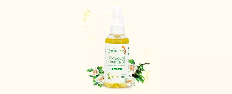 einmilk baby compound camellia oil