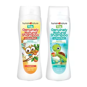 human nature kids natural shampoo and body wash