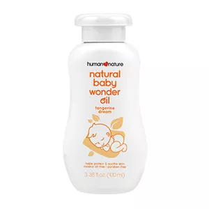 human nature natural wonder baby oil