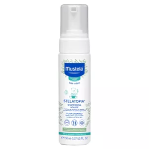 mustela stelatopia foam shampoo for newborns