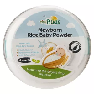 tiny buds newborn rice baby powder