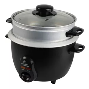 american heritage 1liter 5cups glass lid rice cooker