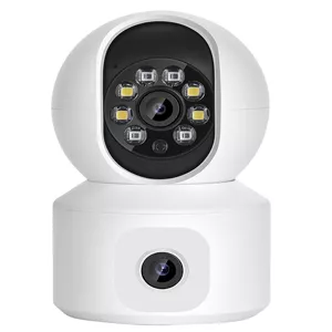 hamrol dual lens 2k 4mp indoor wifi ptz smart home baby monitor