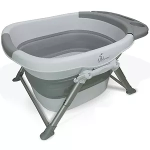 nature to nurture splish splash triple stage collapsible bath tub