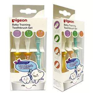 pigeon baby training toothbrush set